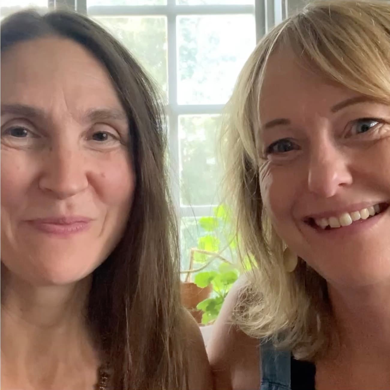 Line Rebekka Malmsten och Anna Tallwe, ledare för retreaten